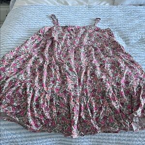 Old Navy Floral Pink and White Casual Dress
